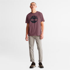 Kennebec River Tree-Logo T-Shirt for Men in Purple Timberland Online