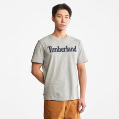 Kennebec River Logo T-Shirt for Men in Grey Timberland On Sale