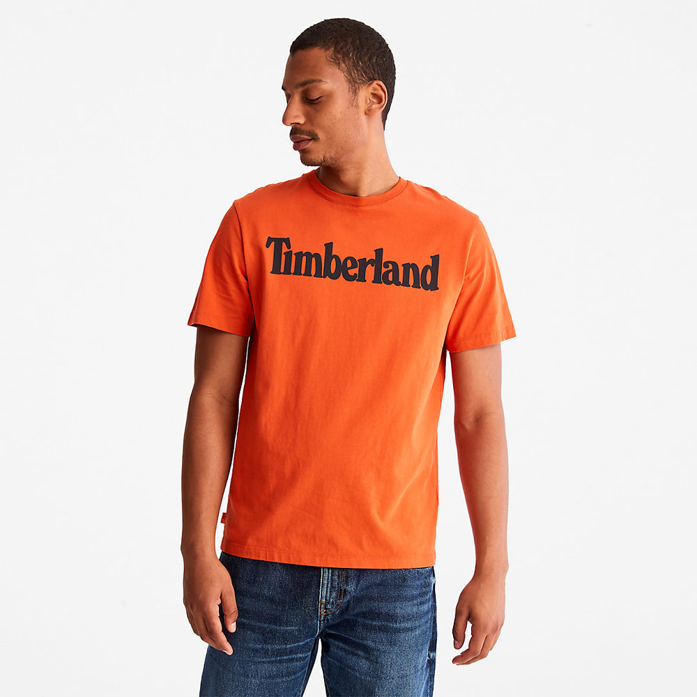 Kennebec River Logo T-Shirt for Men in Orange Timberland Online