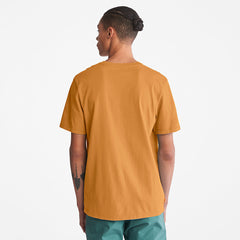 Kennebec River Logo T-Shirt for Men in Yellow Timberland US
