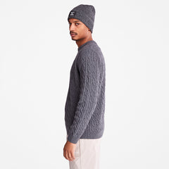 Phillips Brook Cable-knit Sweater for Men in Grey Timberland Discount