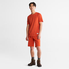 Lamprey River Garment-Dyed T-Shirt for Men in Orange Timberland US