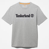 Outdoor Heritage Linear-Logo T-Shirt for Men in Grey Timberland On Sale