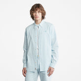 Striped Seersucker Shirt for Men in Blue Timberland Online