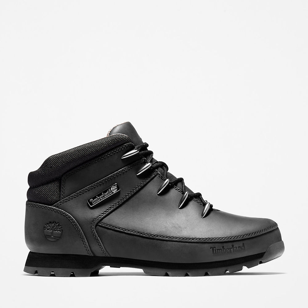 Euro Sprint Mid Hiker for Men in Monochrome Black Timberland For Sale