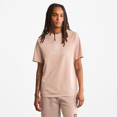 Stacked Logo T-shirt for All Gender in Light Pink Timberland Online