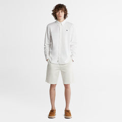 Pleasant River Slim Oxford Shirt for Men in White Timberland Discount