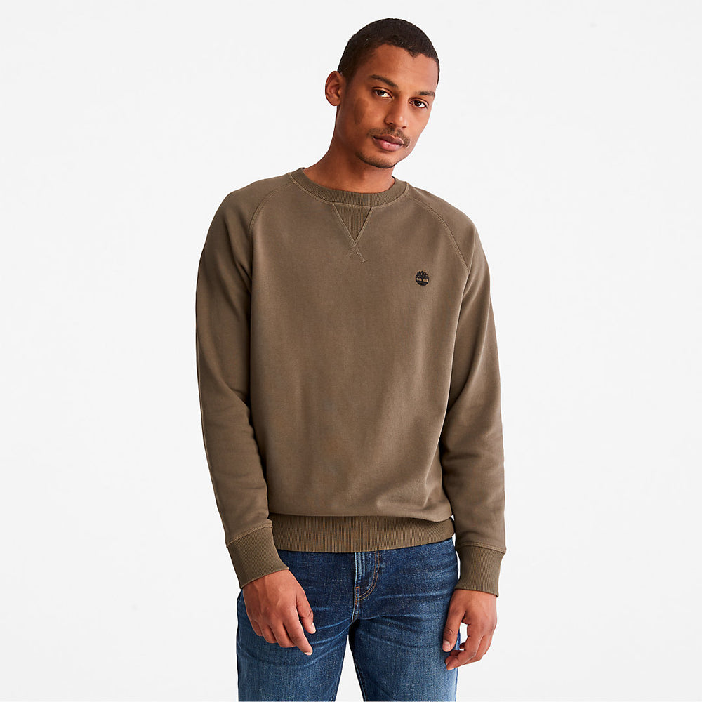 Exeter River Sweatshirt for Men in Dark Green Timberland Outlet