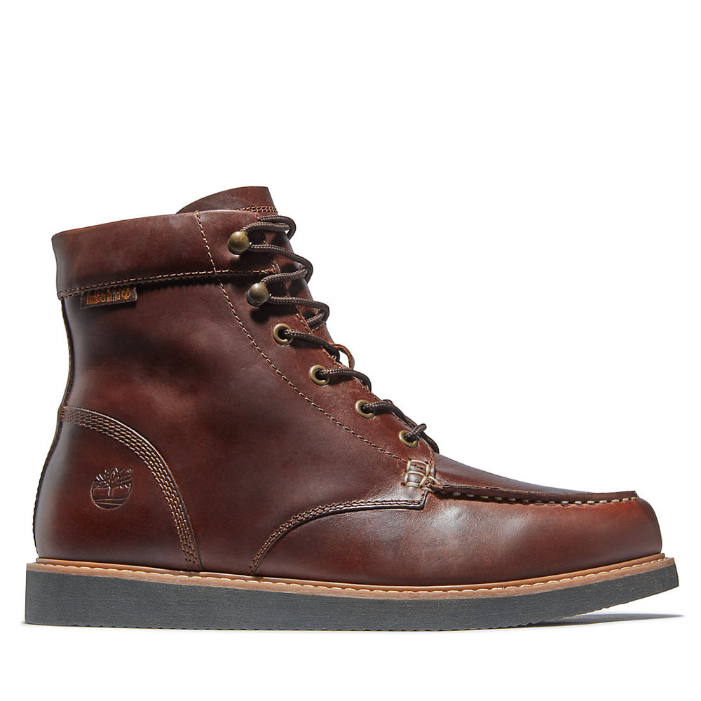 Newmarket II 6 Inch Moc-toe Boot for Men in Brown Timberland Sale