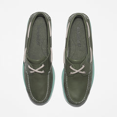 Timberland® 2-Eye Classic Boat Shoe for Men in Dark Green Timberland Sale