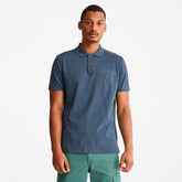 Outdoor Heritage EK+ Polo Shirt for Men in Blue Timberland For Sale