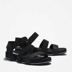 Malibu Waves Ankle-strap Sandal for Women in Black Timberland Outlet