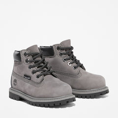 Timberland® Premium 6 Inch Boot for Toddler in Grey Timberland Outlet