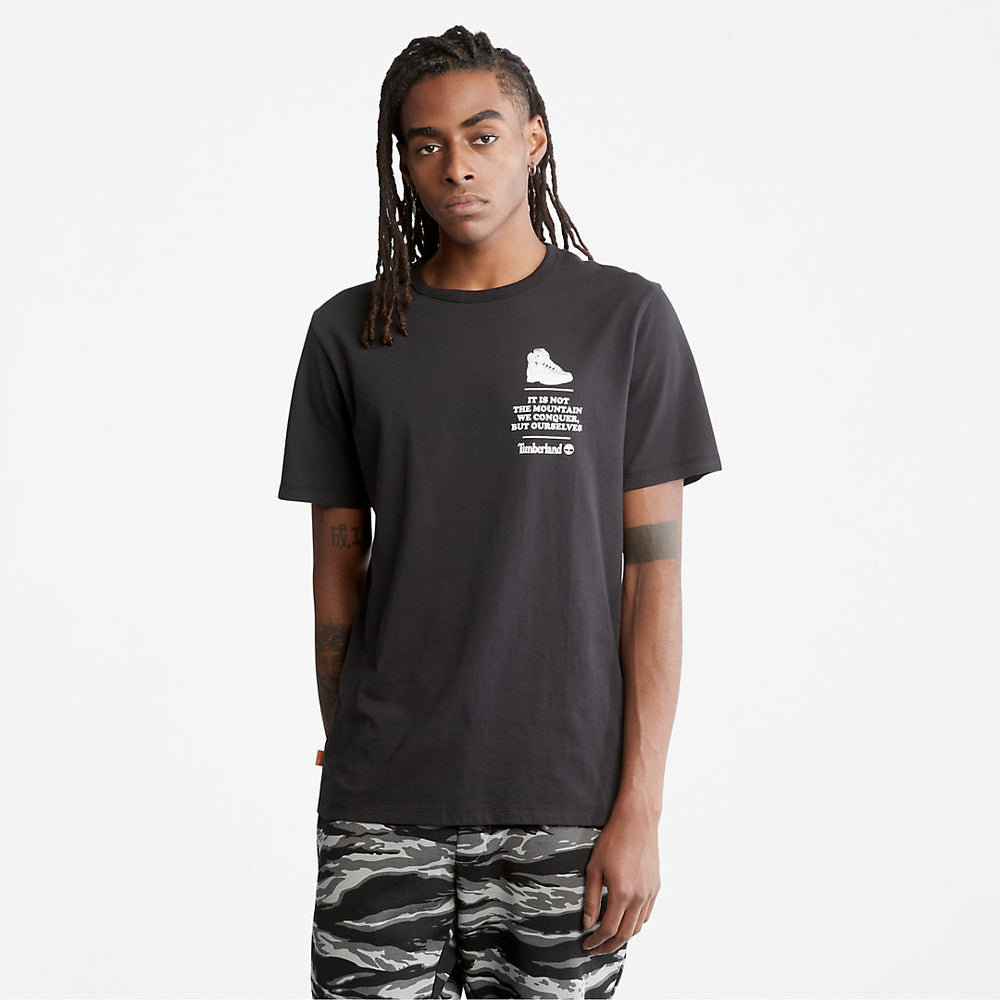 Outdoor Heritage Boot-Logo T-Shirt for Men in Black Timberland Discount