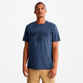 Outdoor Heritage EK+ Graphic T-Shirt for Men in Blue Timberland For Sale