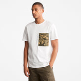Outdoor Heritage Camo-Pocket T-Shirt for Men in White Timberland For Sale