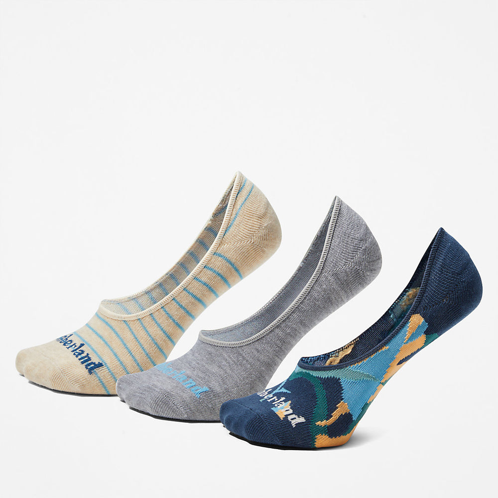 3-Pack Tropics No-show Socks for Women in Blue Timberland US