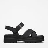 London Vibe Ankle-strap Sandal for Women in Black Timberland Discount
