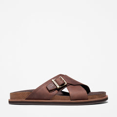 Amalfi Vibes Cross Slide Sandal for Men in Brown Timberland For Sale