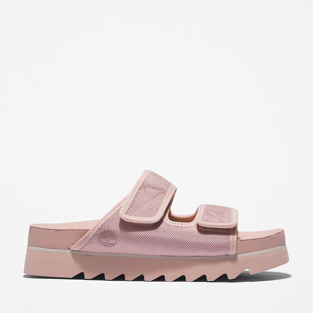 Santa Monica Sunrise Double-Strap Sandal for Women in Pink Timberland For Sale