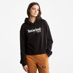 Established 1973 Logo Hoodie for Women in Black Timberland For Sale