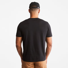 Timberland PRO® Textured Graphic T-Shirt for Men in Black Timberland Discount