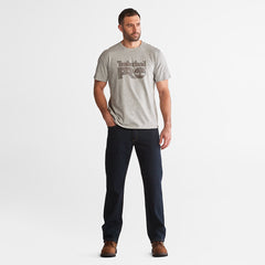 Timberland PRO® Textured Graphic T-Shirt for Men in Grey Timberland US
