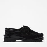 Timberland® Noreen 3-Eye Boat Shoe for Women in Black Timberland Discount