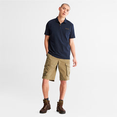 Outdoor Heritage Polo Shirt for Men in Navy Timberland Outlet