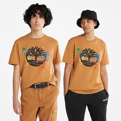 Paint Pride T-Shirt in Dark Yellow Timberland Discount