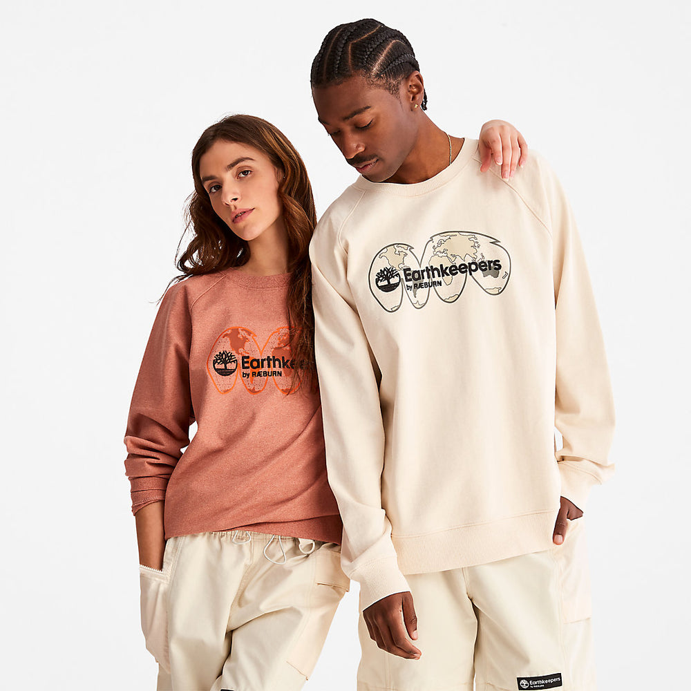 Earthkeepers® by Raeburn Archive Globe Crewneck Sweatshirt Colourless Timberland For Sale