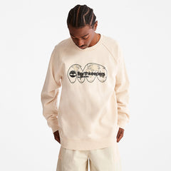 Earthkeepers® by Raeburn Archive Globe Crewneck Sweatshirt Colourless Timberland For Sale