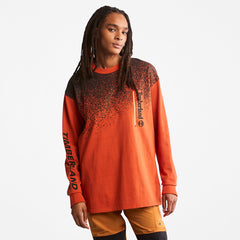 Outdoor Archive Long-sleeved Graphic T-Shirt in Orange Timberland Sale