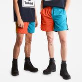 All Gender Windbreaker Shorts in Orange Timberland Online