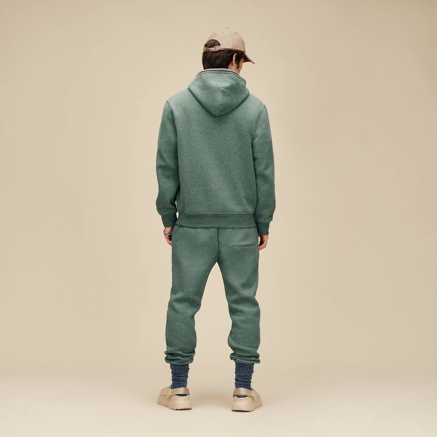 UGG Tasman Hoodie for Men Green Stone Heather
