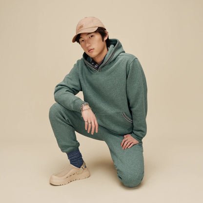 UGG Tasman Hoodie for Men Green Stone Heather