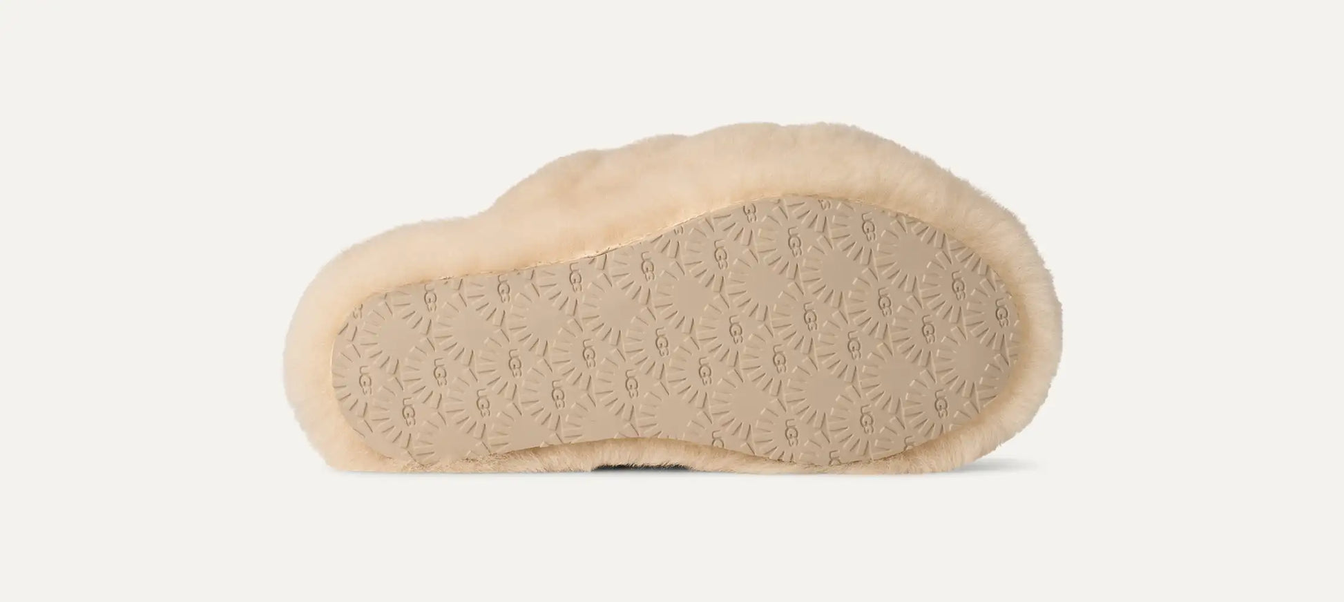 UGG Fluff Yeah Slide for Kids Natural / Sea Salt