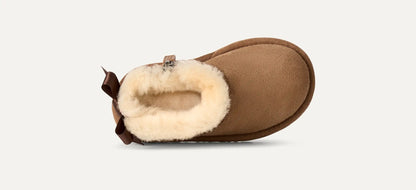 UGG Ultra Mini Bailey Bow Boot for Kids Chestnut