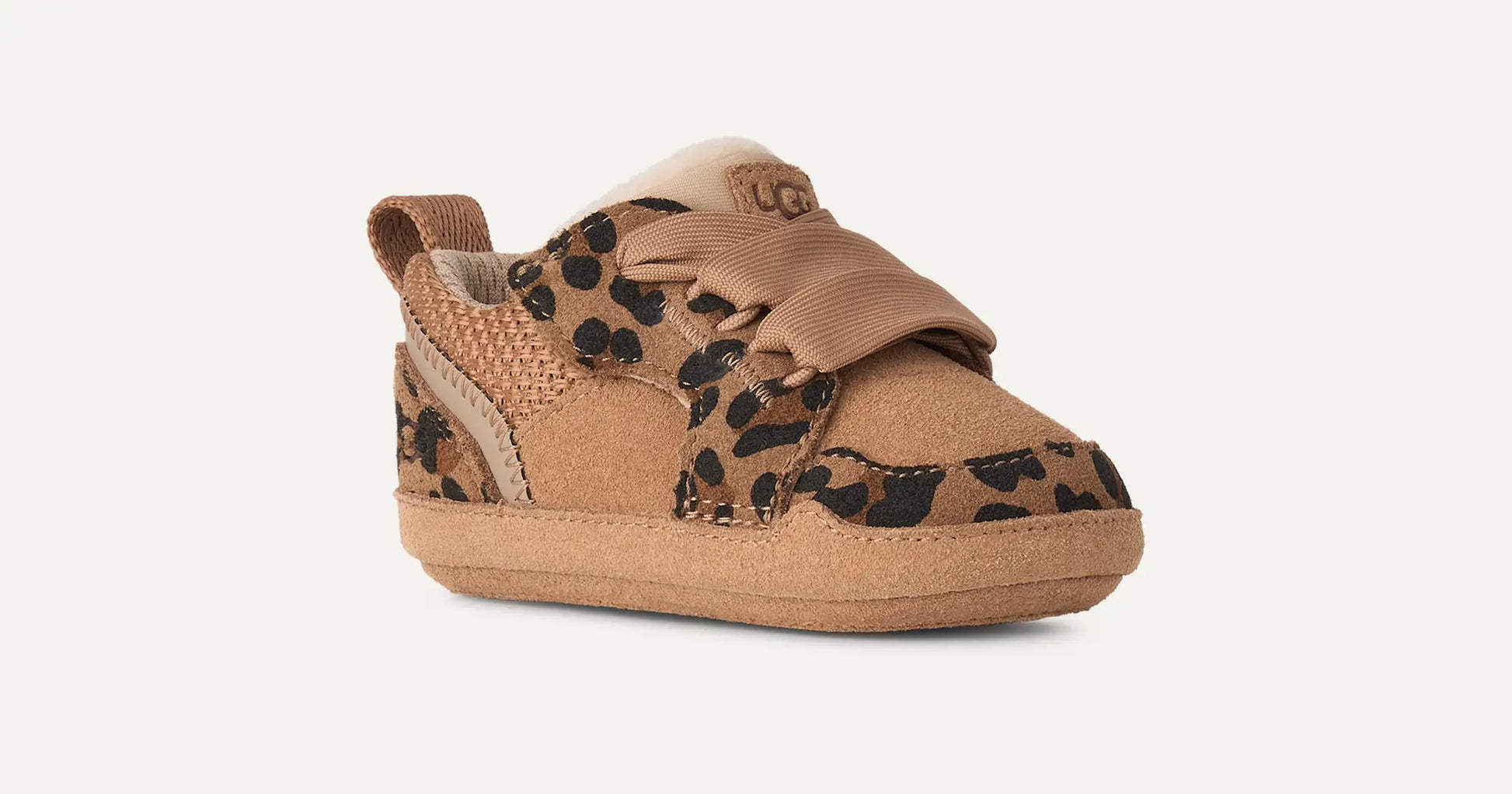 UGG Baby Lowmel Spotted Sneaker for Kids Tan