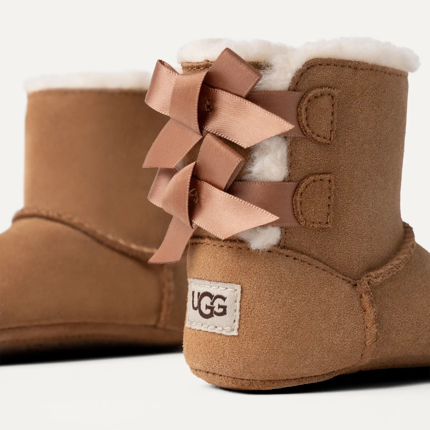 UGG Baby Bailey Bow for Babies Chestnut