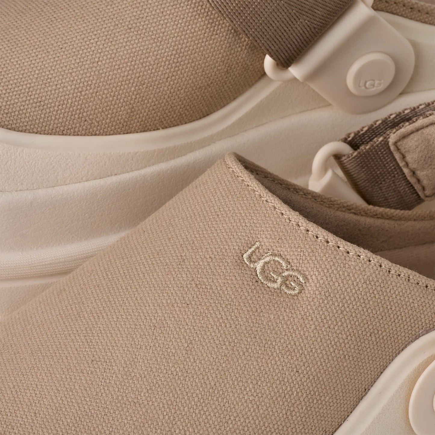 UGG GoldenGlow Canvas Clog for Women Mustard Seed