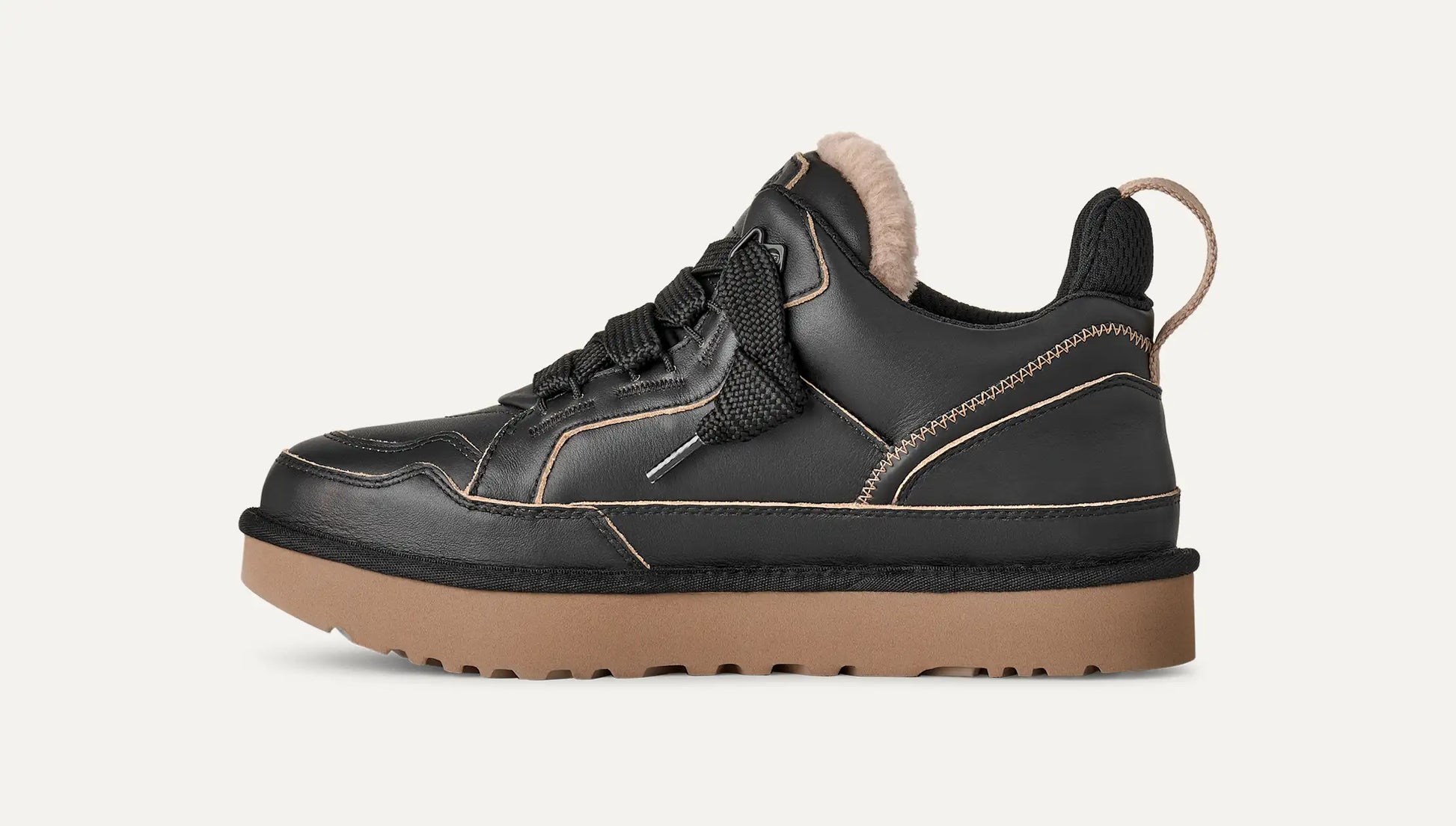 UGG Lowmel Contrast Sneaker for Men Black / Amphora