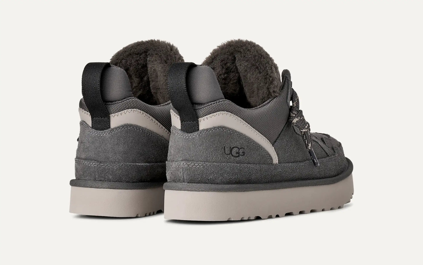 UGG Lowmel Sneaker for Men Charcoal / Goat