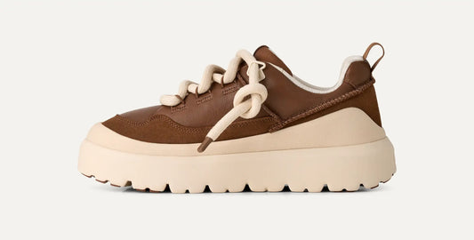 UGG Heritage Utility Sneaker for Men Dark Chestnut / Whitecap