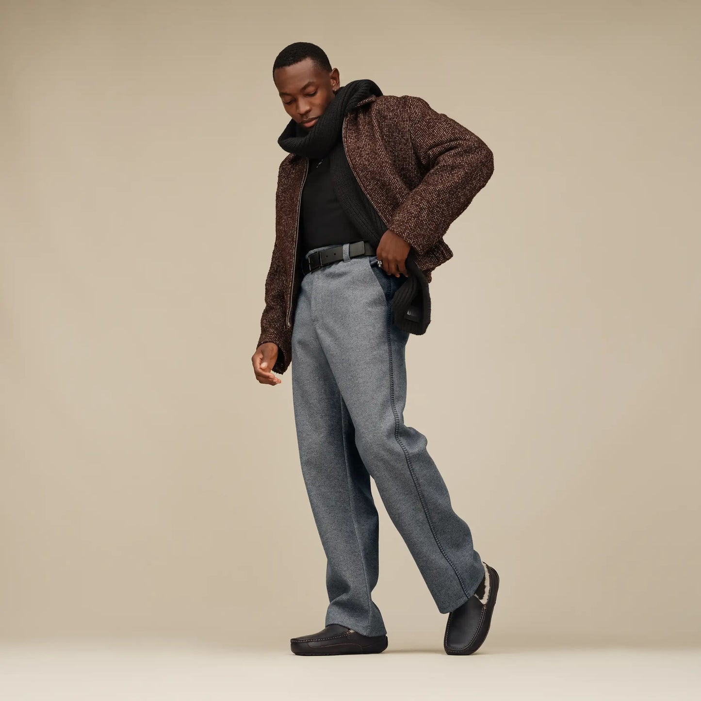 UGG Ascot Slipper for Men Dark Spice