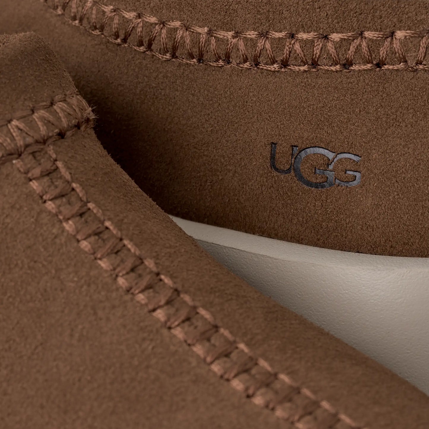 UGG Tasman Unlined Suede Slip-On for Men Dark Chestnut