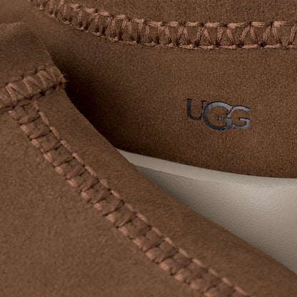 UGG Tasman Unlined Suede Slip-On for Men Dark Chestnut