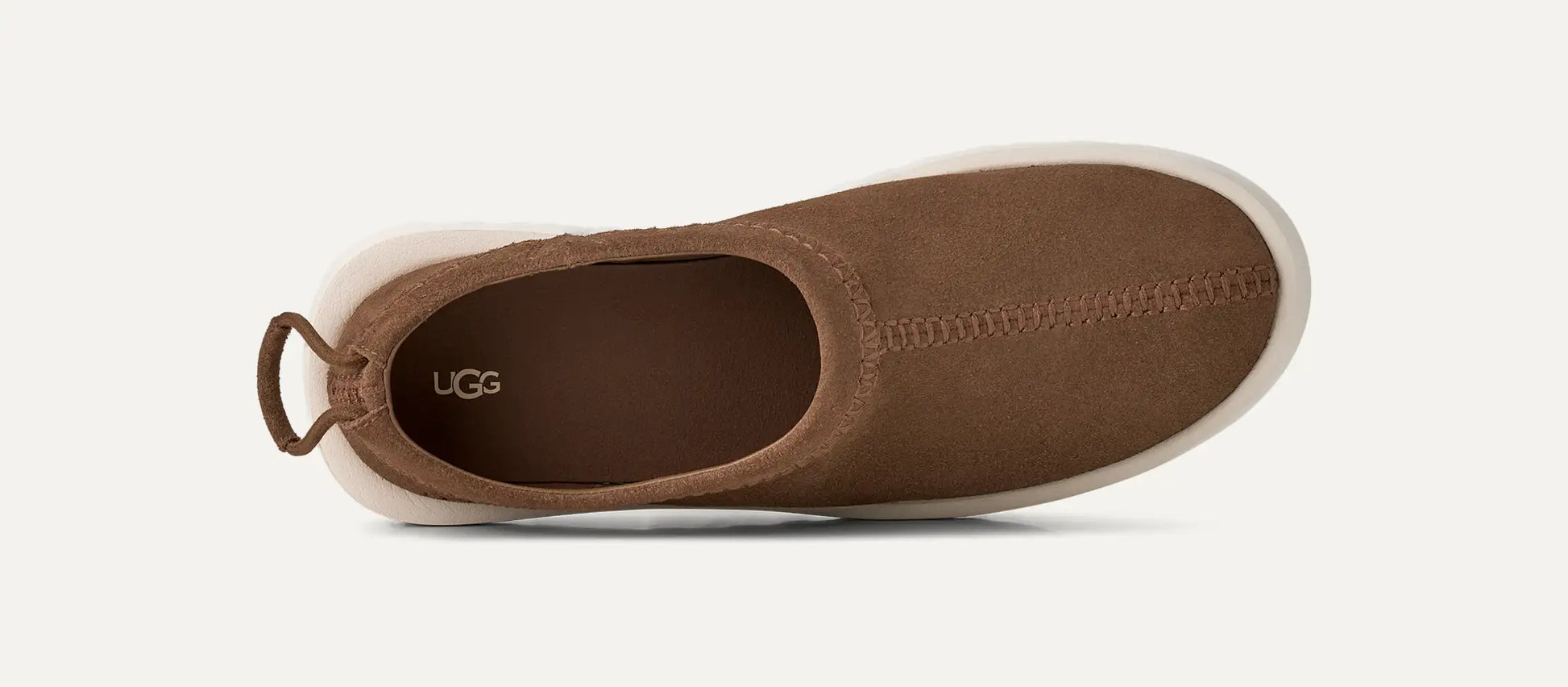 UGG Tasman Unlined Suede Slip-On for Men Dark Chestnut