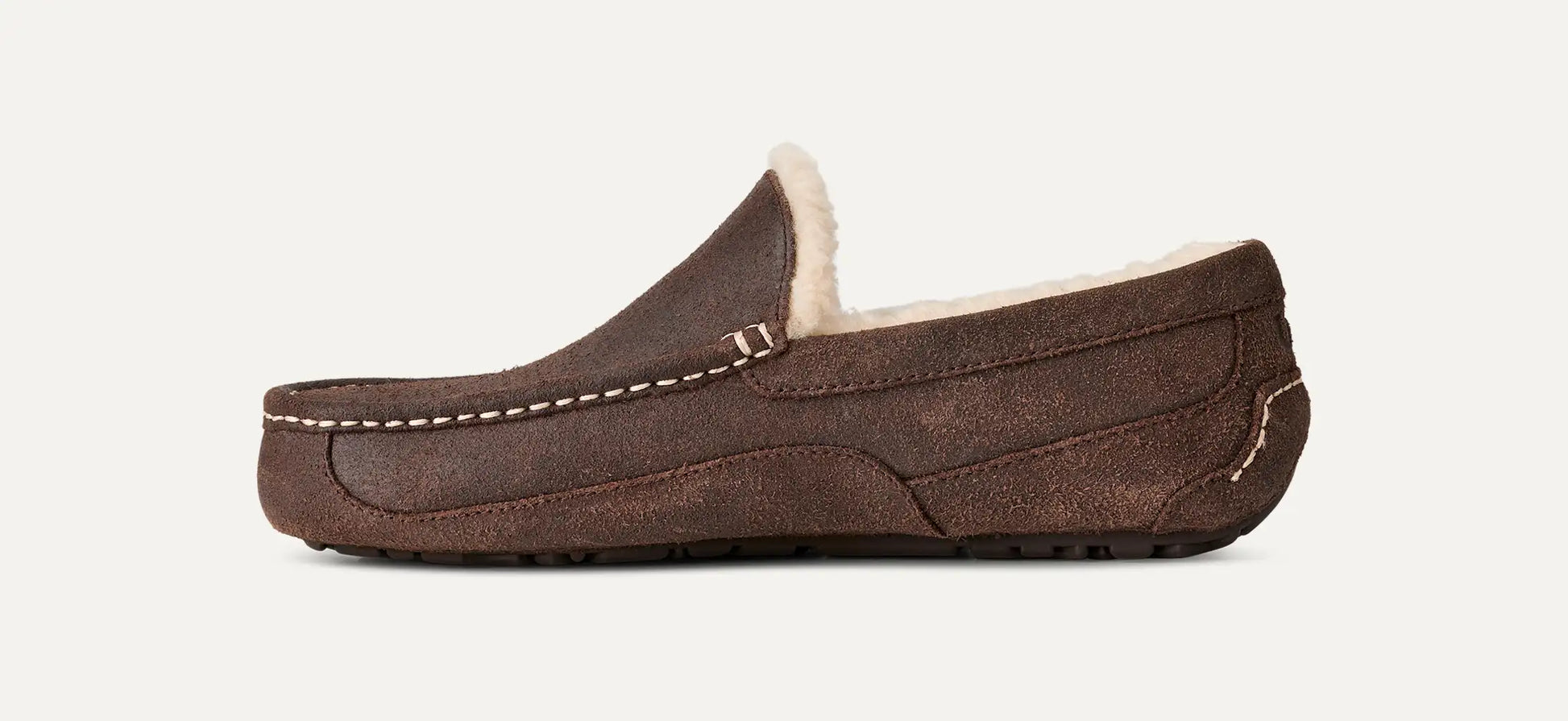 UGG Ascot Leather Distressed for Men Dusted Cocoa