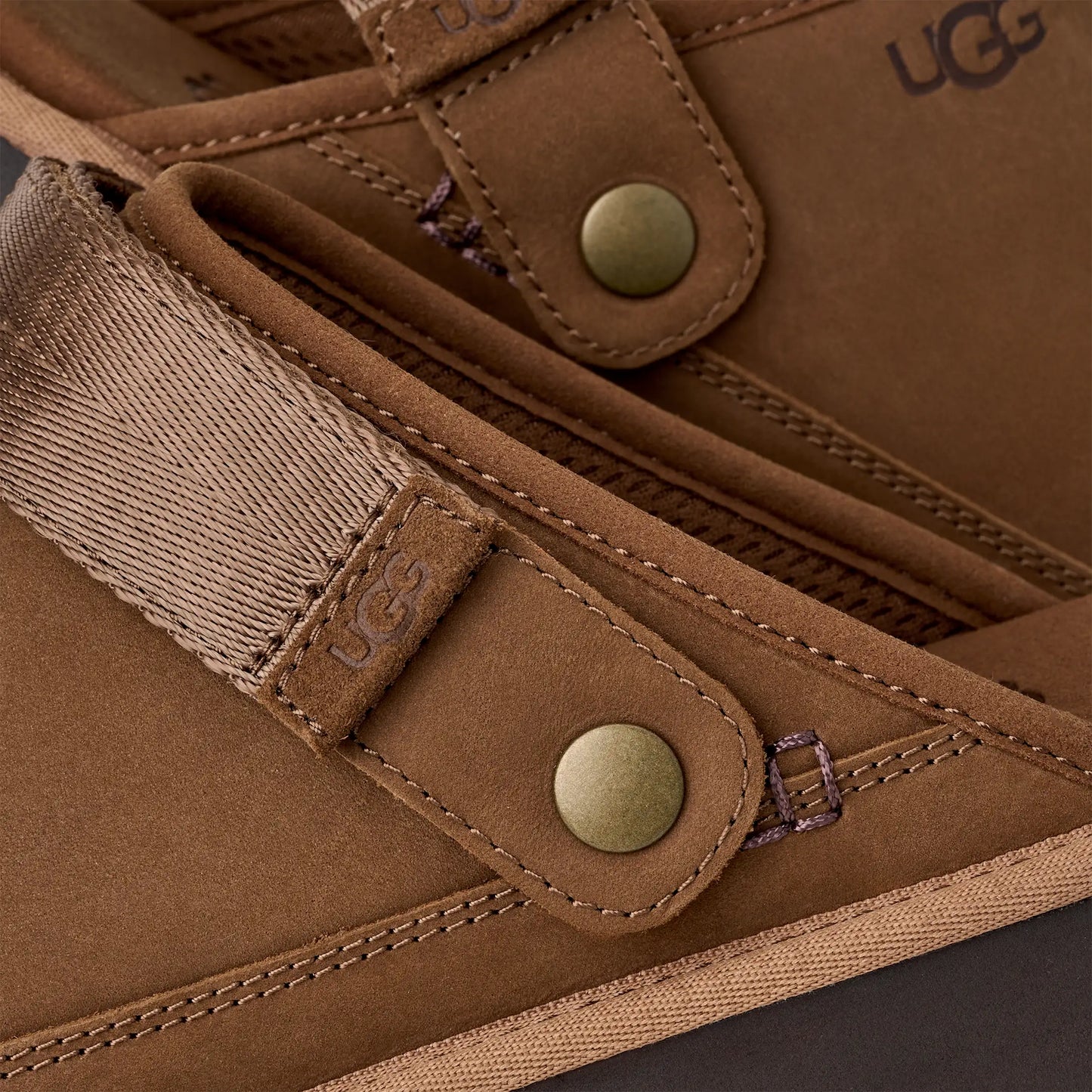UGG Goldencoast Clog II Nubuck for Men Dark Chestnut